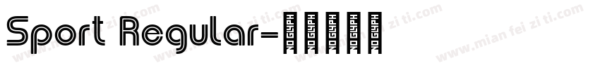 Sport Regular字体转换